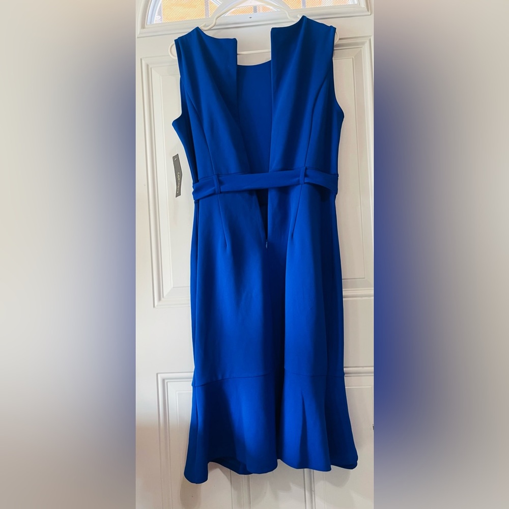 Revelry Royal Blue Asymmetrical Dress - Picture 3 of 5